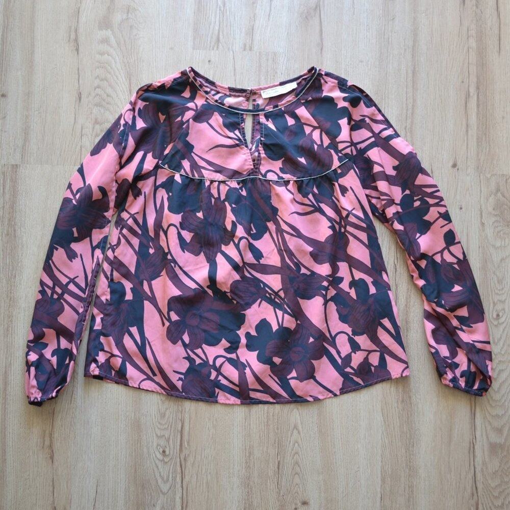 Abercrombie Long Sleeve Blouse Top Size M